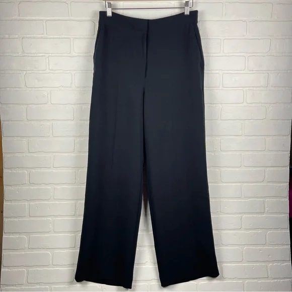 ❌SOLD ❌Aritzia Wilfred  high-rise wide-leg pants black Alanya trouser crepe Pant - Picture 3 of 13